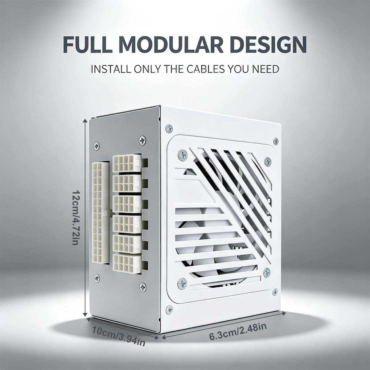 600W SFX電源、完全モジュール設計ATX 12V、最大 - 750W Sfx Fully Modular Power Supply のレビューと価格